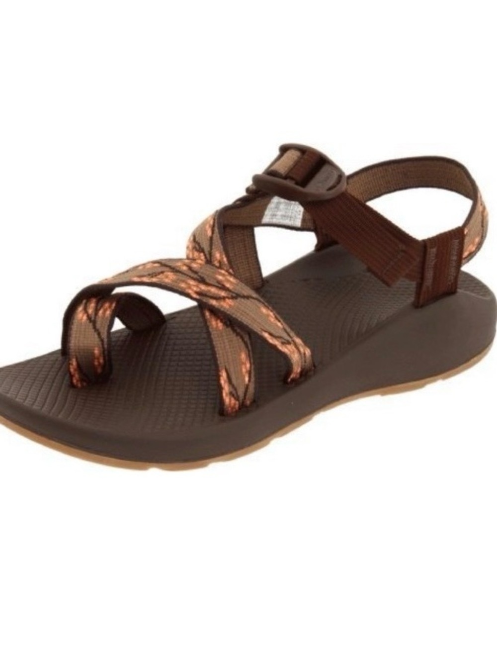 Chaco Yampa Brown Outdoor Strap Sandals with Copper Accents